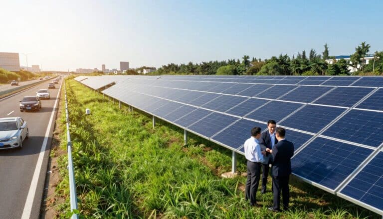 Flächen an Autobahnen für Solarprojekte verpachten