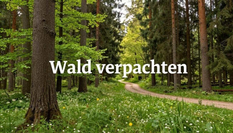 Forstfläche verpachten