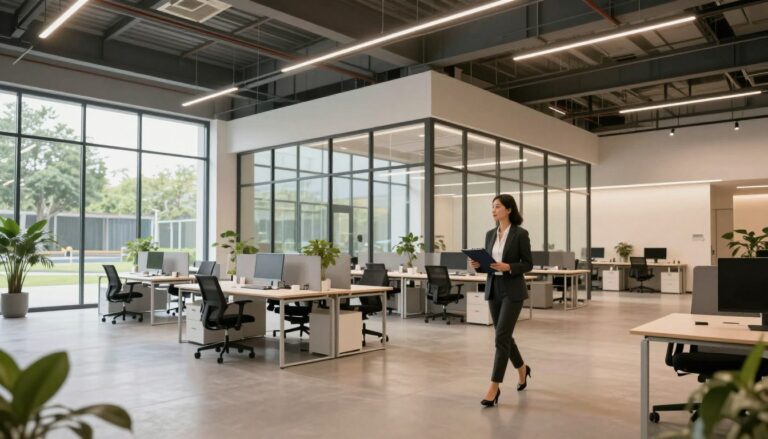 Gewerbehalle mit Büroflächen verpachten