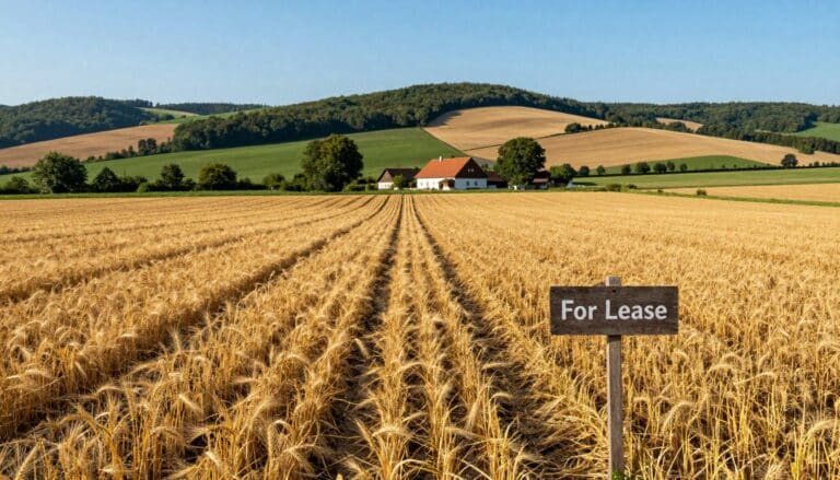 Landwirtschaftliche Flächen ohne Eigenbewirtschaftung verpachten