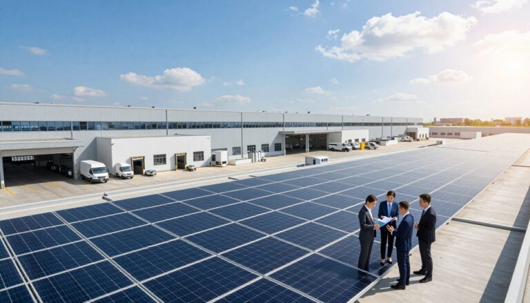 Logistikdach für Photovoltaik verpachten
