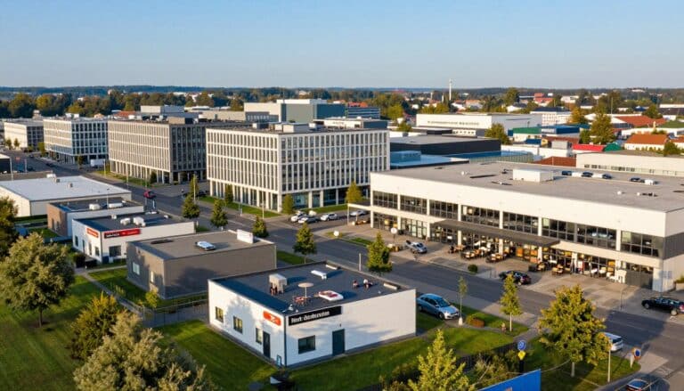 Pachtpreis für Gewerbeflächen in Nordrhein-Westfalen