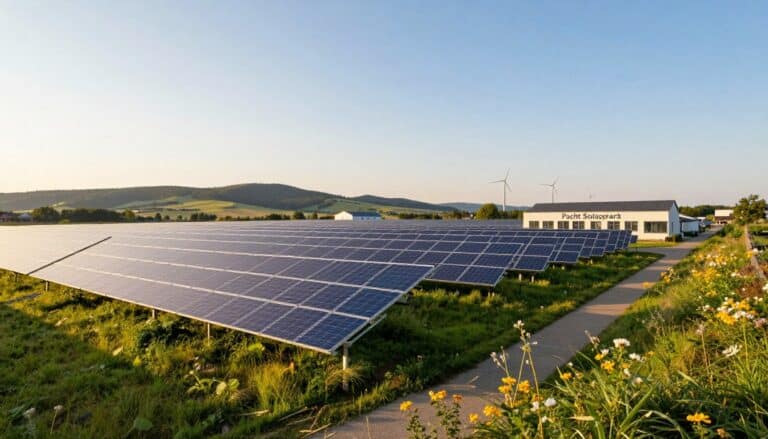 Pachtpreis für Solarparks pro Hektar