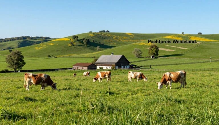 Pachtpreis für Weideland berechnen