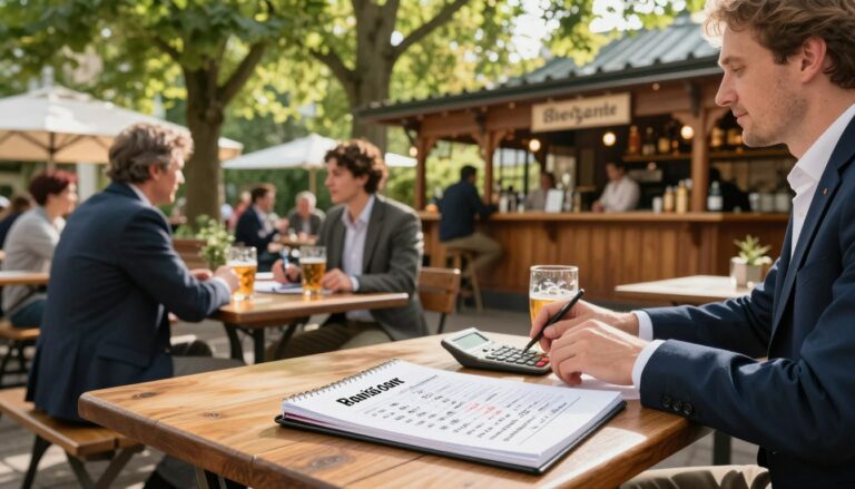 Pachtpreis für einen Biergarten berechnen