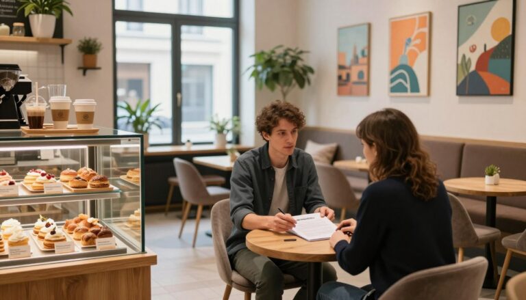 Pachtvertrag für Cafés