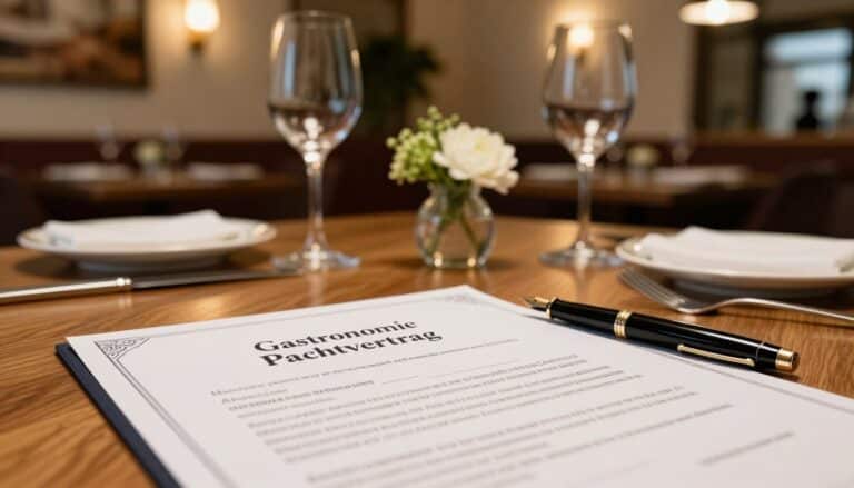 Pachtvertrag für Restaurants