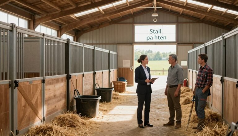 Pachtvertrag für Stallanlagen