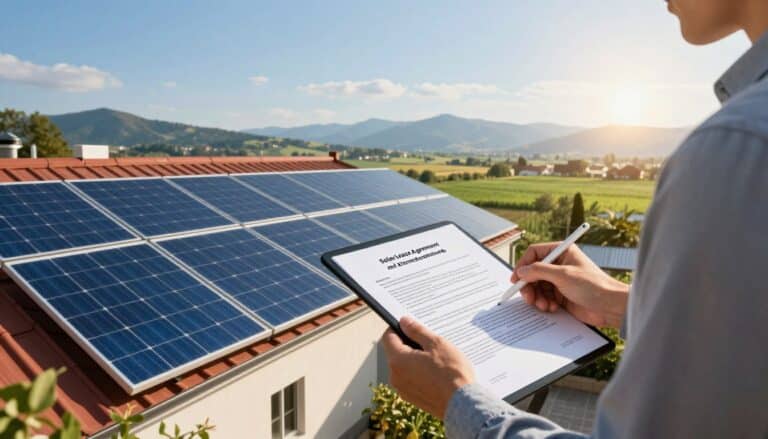 Solar-Pachtvertrag mit Einmalzahlung