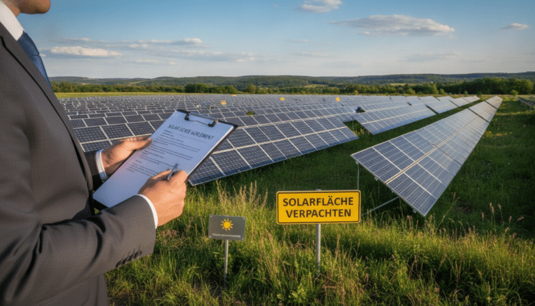Voraussetzungen für die Verpachtung einer Solarfläche
