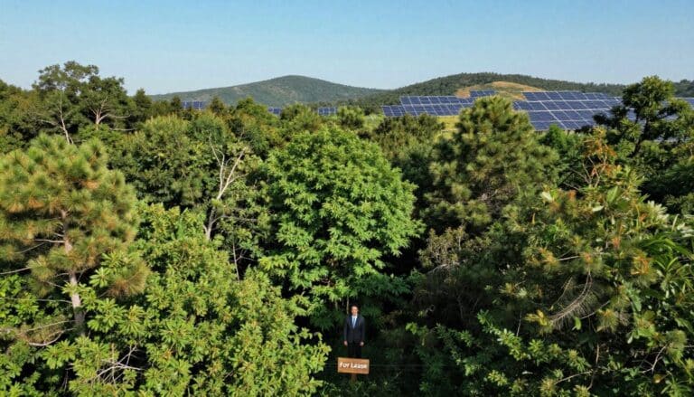Waldflächen an Energieunternehmen verpachten