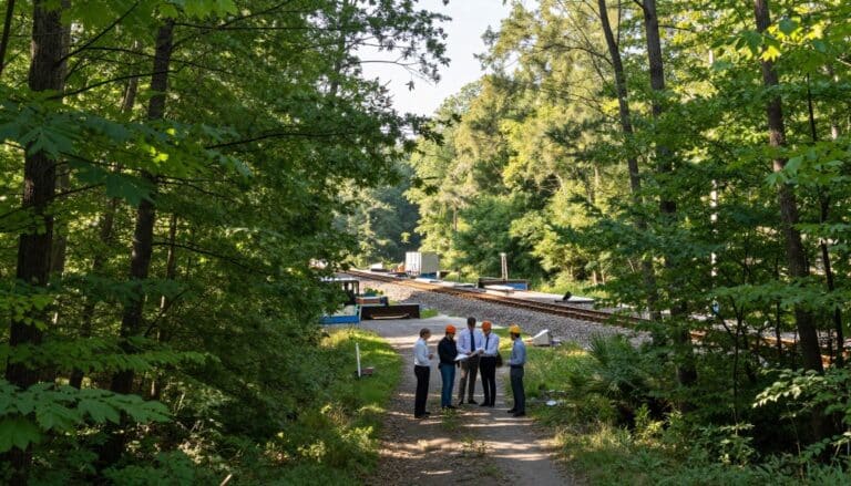 Waldflächen für Bahninfrastruktur verpachten