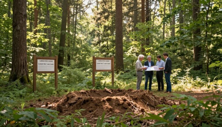 Waldflächen für Infrastrukturprojekte verpachten