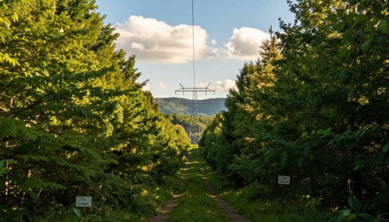 Waldflächen für Stromtrassen verpachten