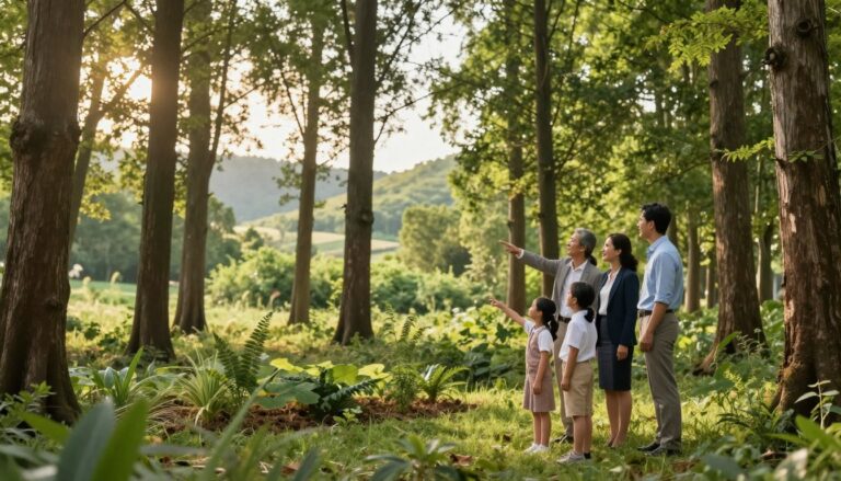 Waldflächen innerhalb der Familie verpachten