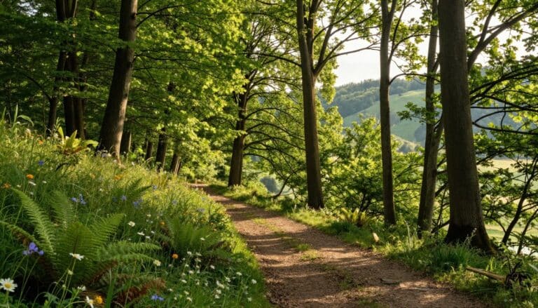 Waldflächen mit Wegerechten verpachten