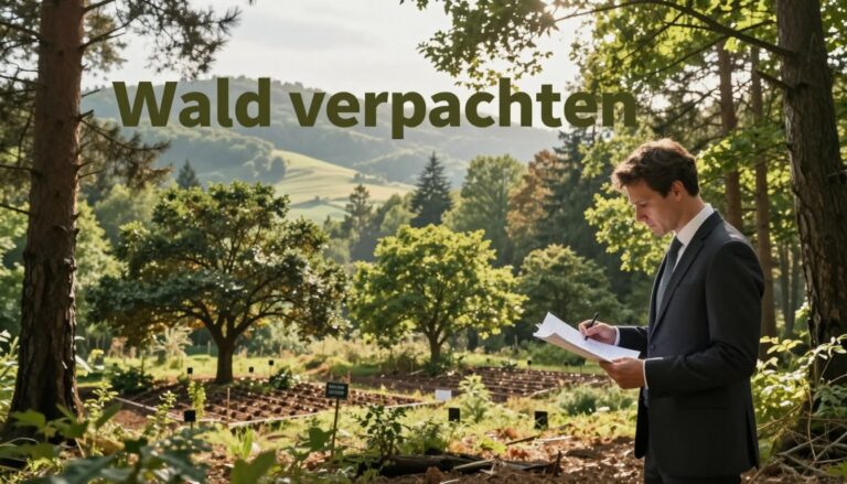 Waldflächen professionell verpachten