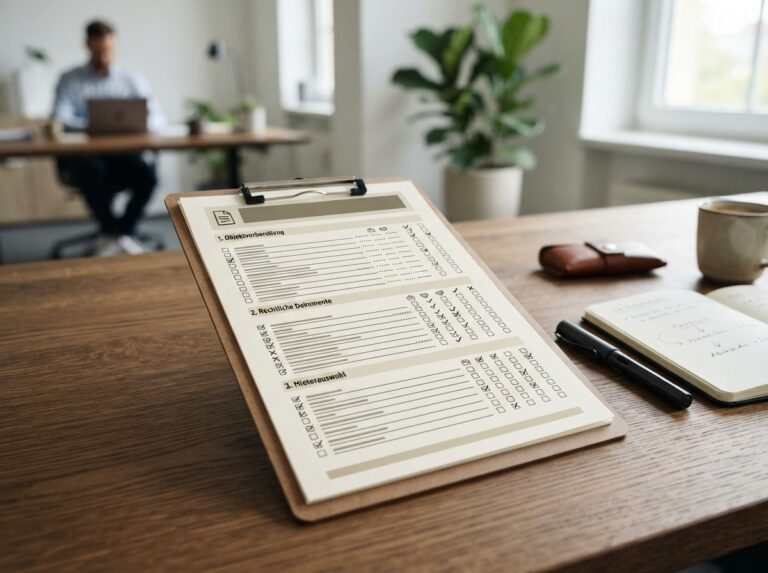 Checkliste für die Verpachtung von Gewerbeflächen