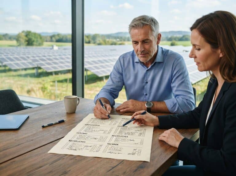 Checkliste für die Verpachtung von Solarflächen