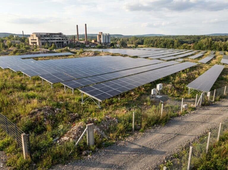 Gewerbebrachen für Solarparks verpachten