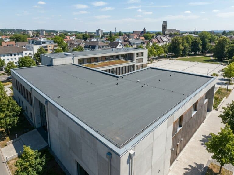 Kommunales Gebäude-Dach verpachten