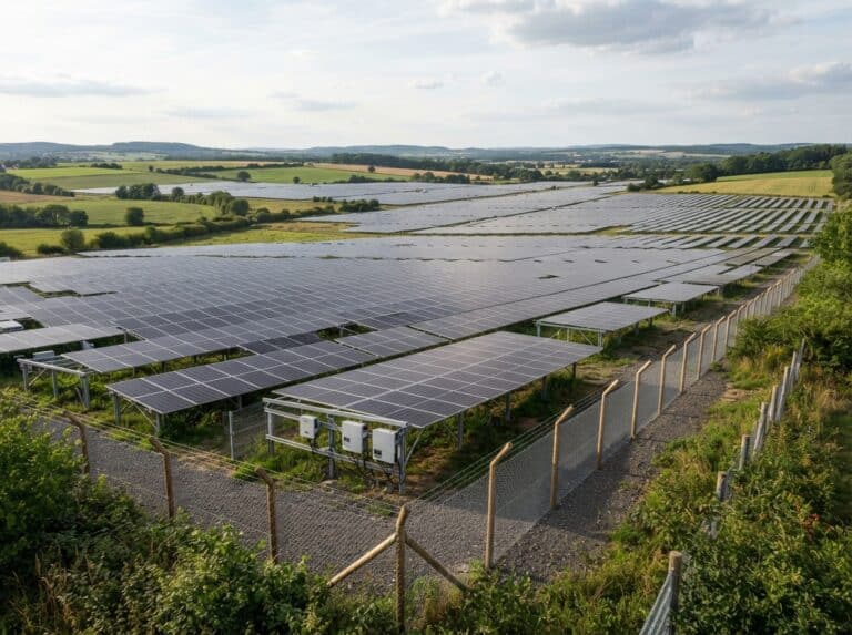 Mindestgröße für die Verpachtung eines Solarparks