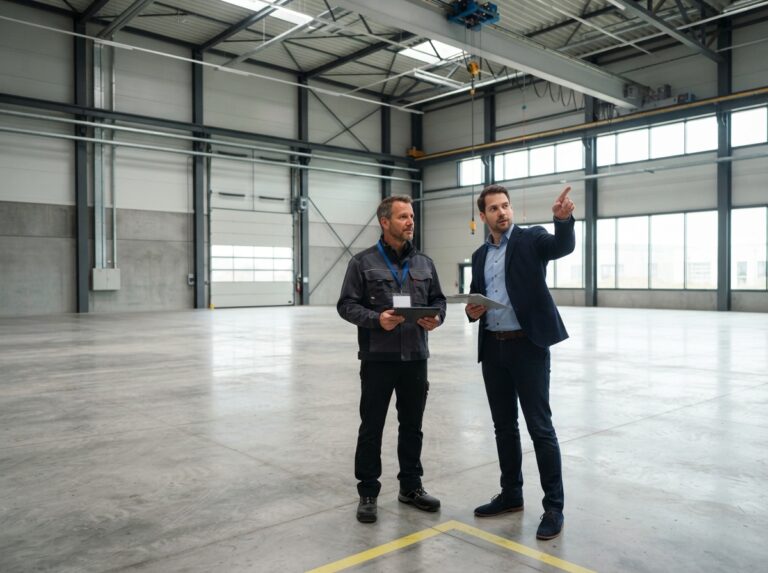 Pächter für eine Produktionshalle finden