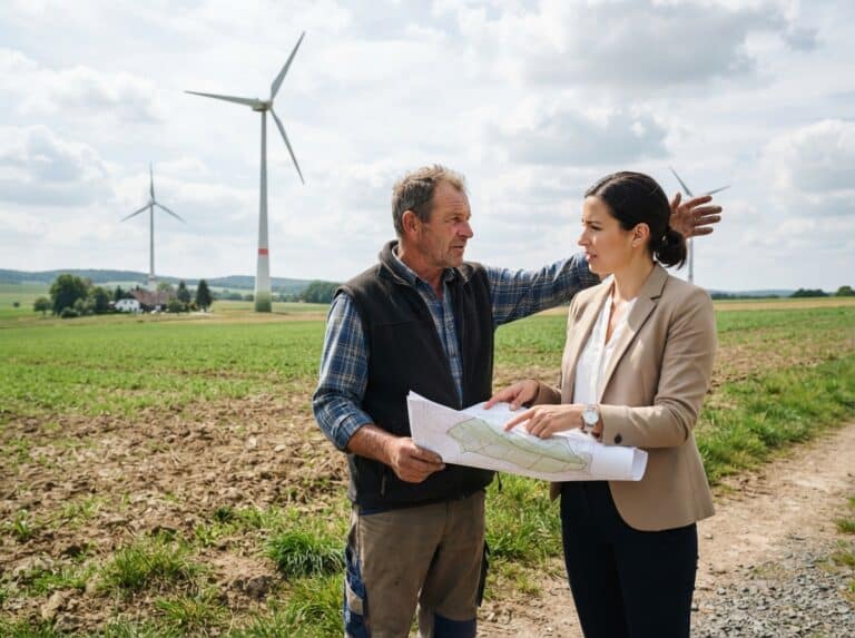 Pächter für Windkraftflächen finden