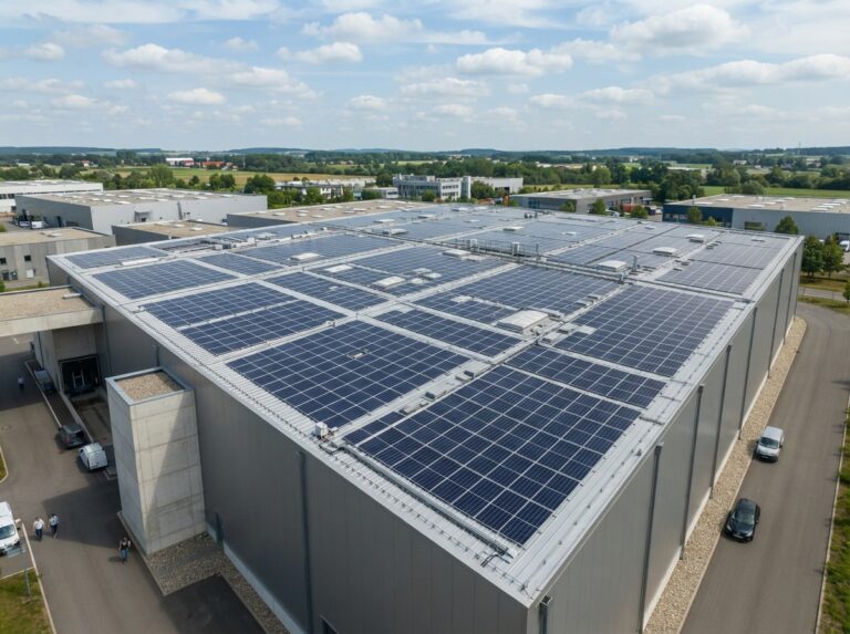 Produktionshallendach für Photovoltaik verpachten