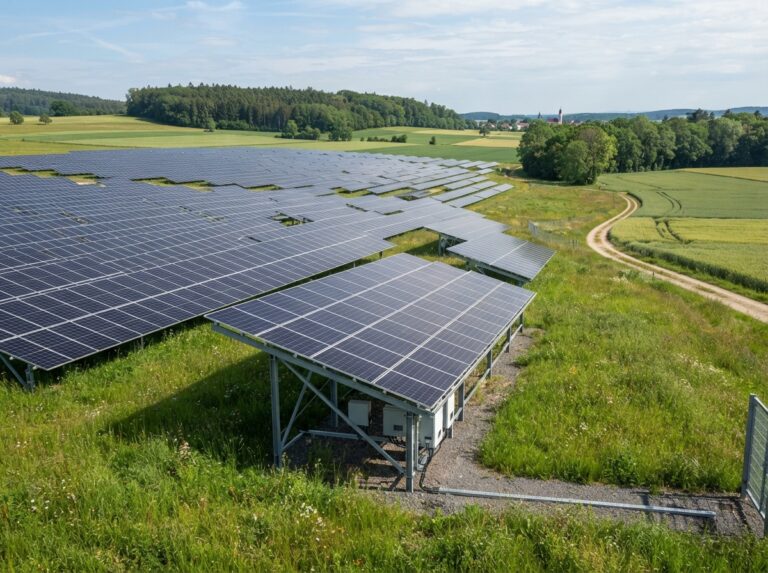 Solarpark-Flächen an EnBW verpachten