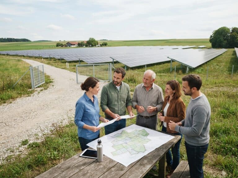 Verpachtung von Solarflächen bei mehreren Eigentümern