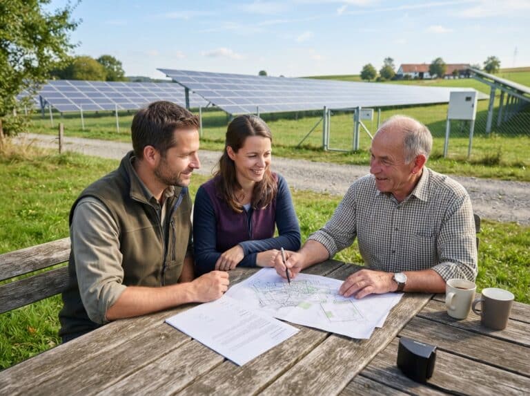 Verpachtung von Solarflächen innerhalb der Familie