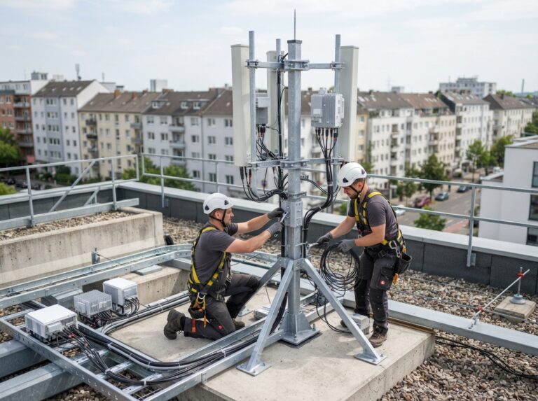Wer pachtet Dächer für Mobilfunkanlagen?