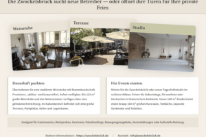 Etablierte Weinstube in stilvollem Ambiente eines Hauses von 1896. Geeignet für Gastronomie, Weinproben, Veranstaltungen oder kulturelle Nutzung.