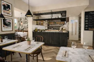 Attraktive Gastronomiefläche mit Pizzeria-/Osteria-Konzept – Mitten in Berg! – Foto 2