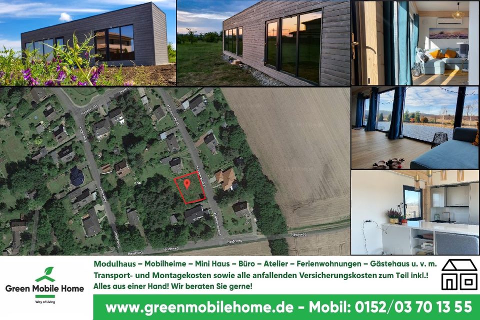 Grundstück zur ERBPACHT 99 Jahre Pachtdauer - 29556 Suderburg Modulhaus/CUBE
