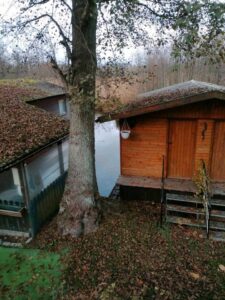 Wassergrundstück am See Laube Angelhütte Bootshaus Tiny – Foto 2