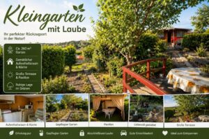 Apolda Pachtgarten mit massiver Laube