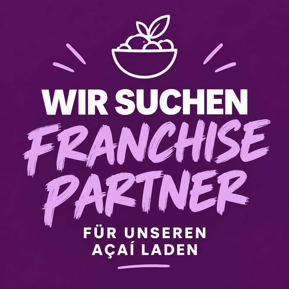 Ladenlokal |Pächter|Franchisepartner für Açai-Laden in Dortmund