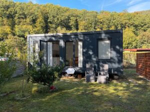 Tiny House mit Pachtgarten direkt am Bach in Neckarsteinach