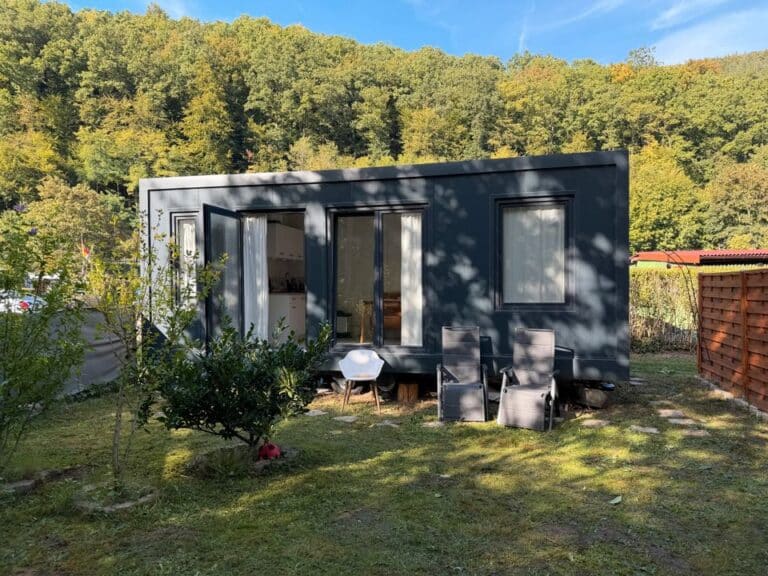 Tiny House mit Pachtgarten direkt am Bach in Neckarsteinach