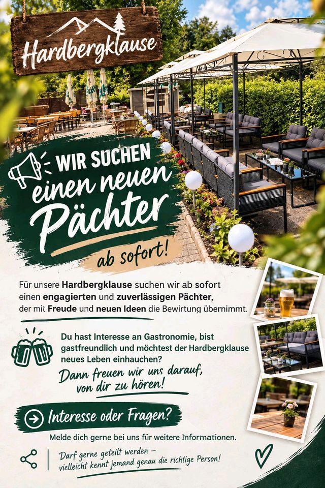 Neuer Pächter gesucht