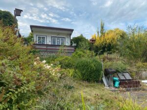 Schöner, ruhiger Pachtgarten (200qm) mit herrlichem Ausblick