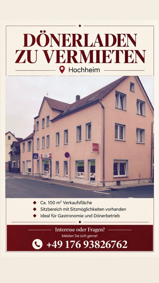 Dönerladen in Erfurt-Hochheim zu vermieten/verpachten