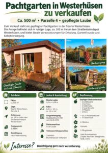 Gepflegter Pachtgarten